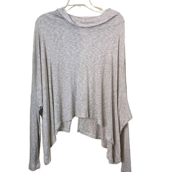 Lush Open Back Cowl Neck Relaxed Fit Top - Picture 1 of 7